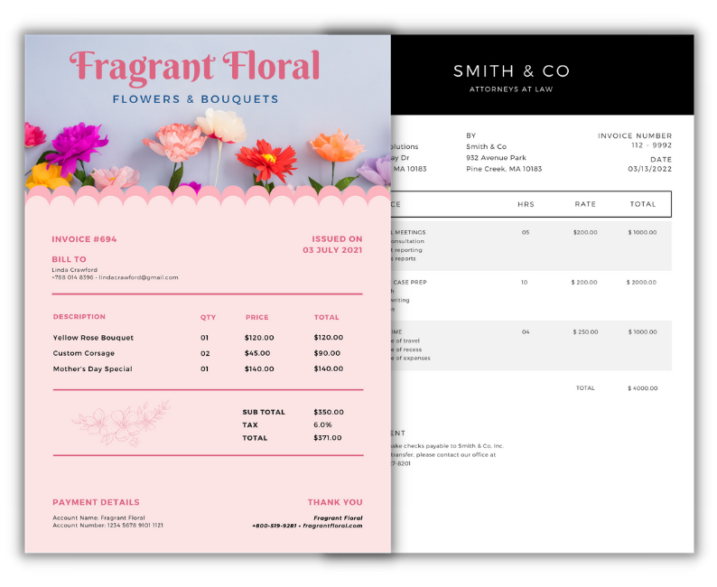 unique invoices