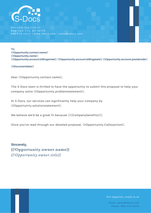 Sdocs document