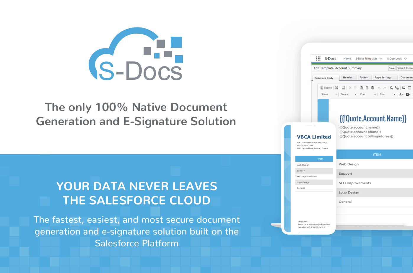 S-Docs page