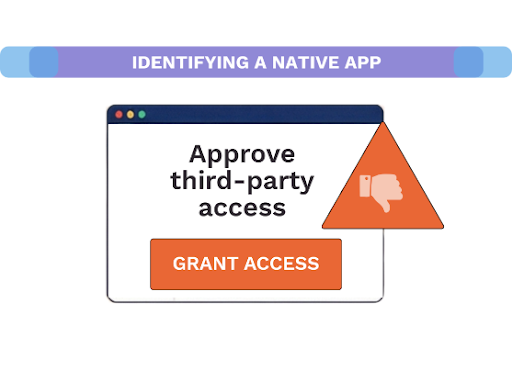 Native App Third Party Access