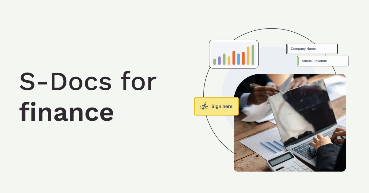 Document automation for finance