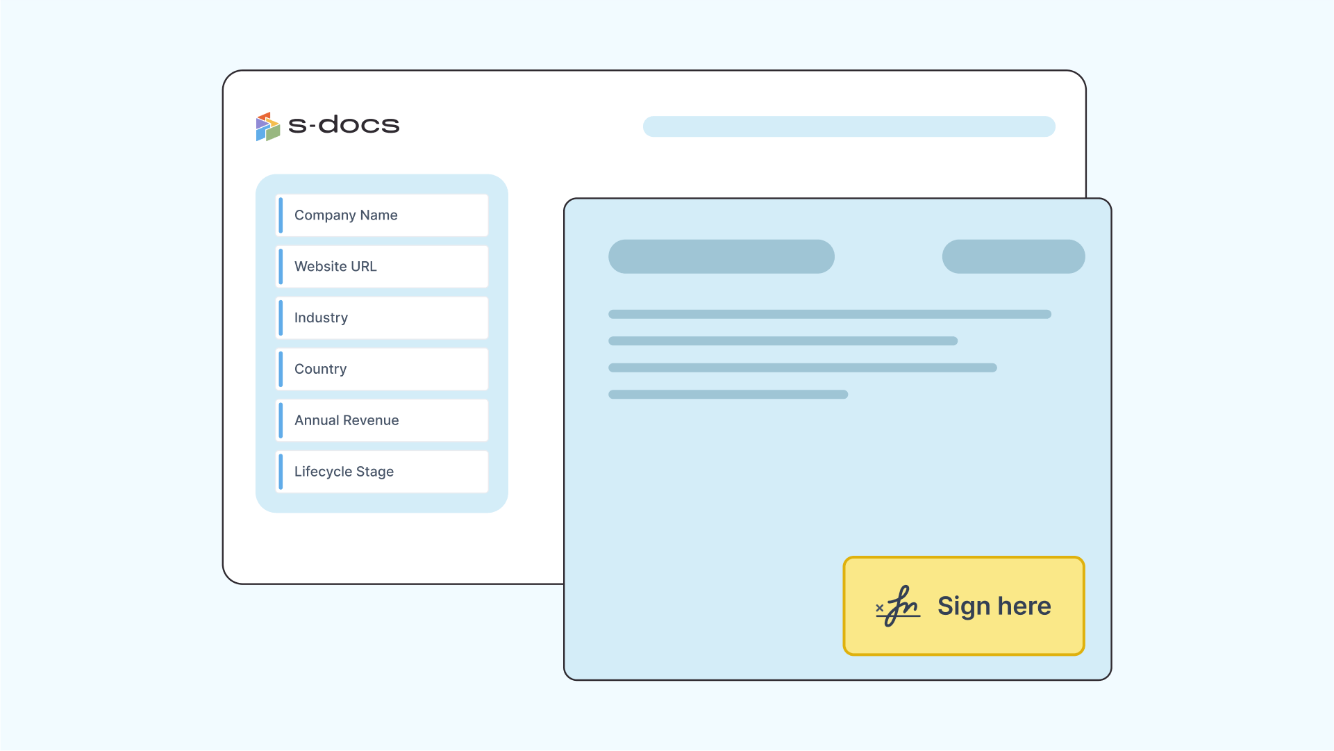 Sdocs SF esign
